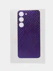 Пурпурный защитная пленка для Samsung Galaxy S23 под карбон на заднюю часть, назад Самсунг S23 кожа