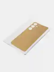 Золотой защитная пленка для Samsung Galaxy S24 Plus под карбон на заднюю часть, назад Самсунг S24+
