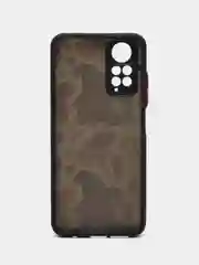 Тёмно-бордовый чехол с рисунком на Xiaomi Redmi Note 11 4G и Redmi Note 11S 4G (Редми Нот 11 и  Нот 11с)