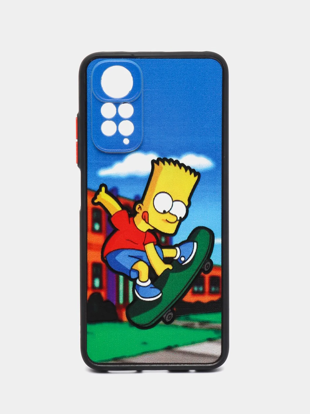 Голубой чехол с рисунком на Xiaomi Redmi Note 11 4G и Redmi Note 11S 4G (Редми Нот 11 и  Нот 11с)