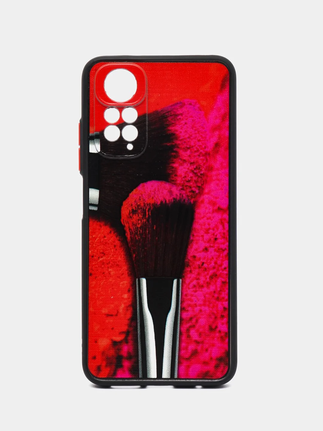 Розовый чехол с рисунком на Xiaomi Redmi Note 11 4G и Redmi Note 11S 4G (Редми Нот 11 и  Нот 11с)