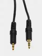 Черный аудио кабель AUX, jack 3,5 мм