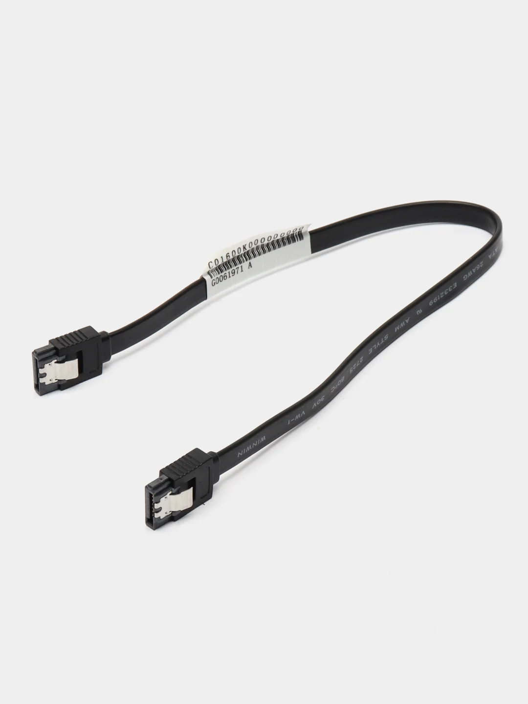 Черный кабель SATA 3.0 для передачи данных, прямой