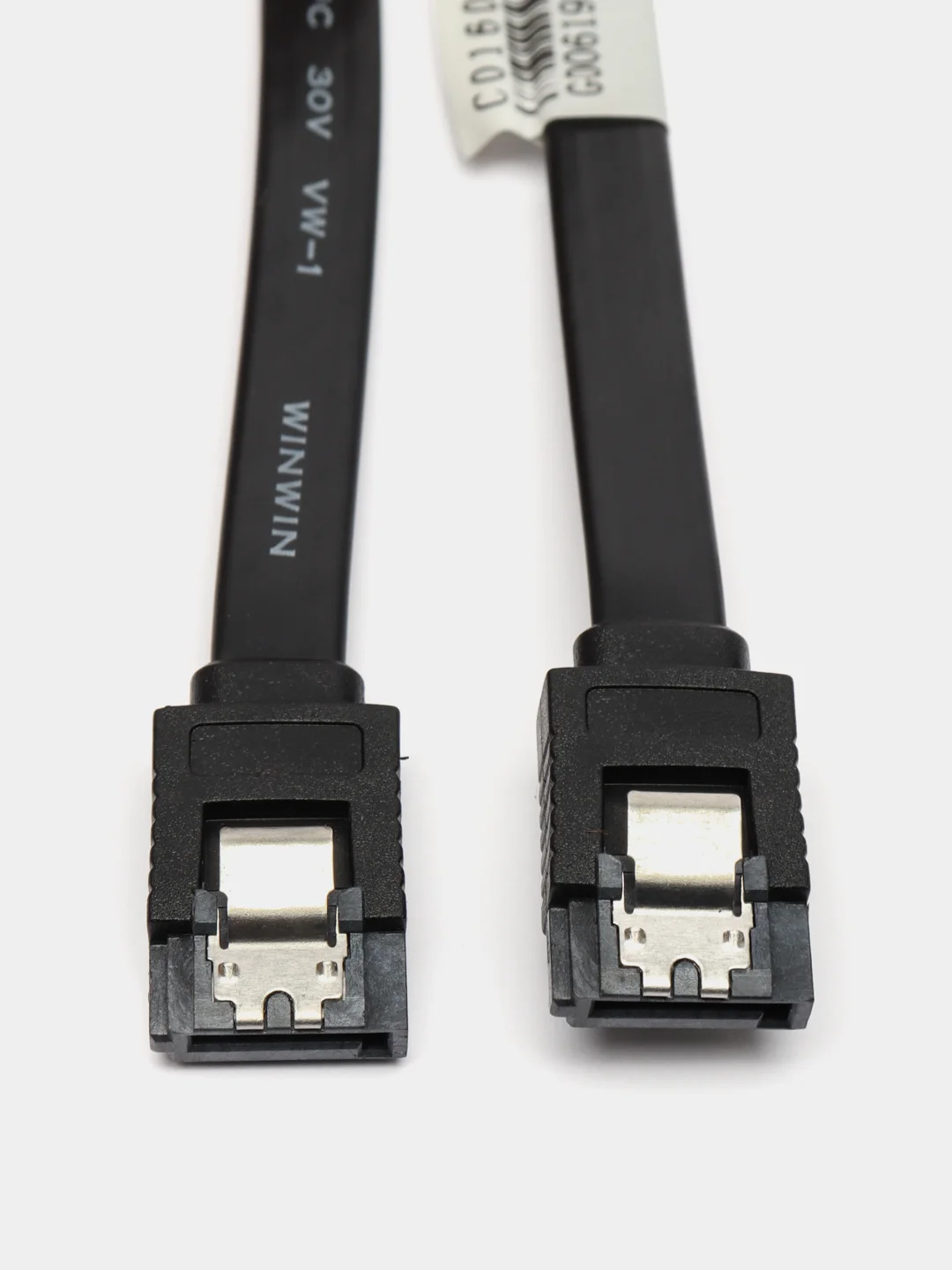 Черный кабель SATA 3.0 для передачи данных, прямой