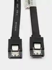 Черный кабель SATA 3.0 для передачи данных, прямой