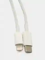 Белый блок питания для iPhone, 20w, с быстрой зарядкой, с кабелем Type-C - lightning