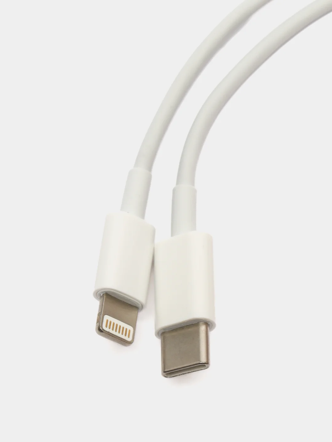 Белый кабель зарядный для iPhone, с поддержкой быстрой зарядки, Type-C - Lightning