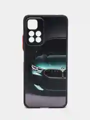 Зеленый чехол с ярким рисунком/принтом на Xiaomi Note 11 Pro+ 5G (Китайская версия)