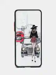 Белый чехол с ярким рисунком/принтом на Xiaomi Note 11 Pro+ 5G (Китайская версия)