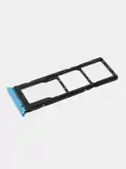 Синий держатель сим карты, сим лоток, контейнер SIM для Tecno Spark 7 / 8C / GO 2022