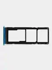 Синий держатель сим карты, сим лоток, контейнер SIM для Tecno Spark 7 / 8C / GO 2022