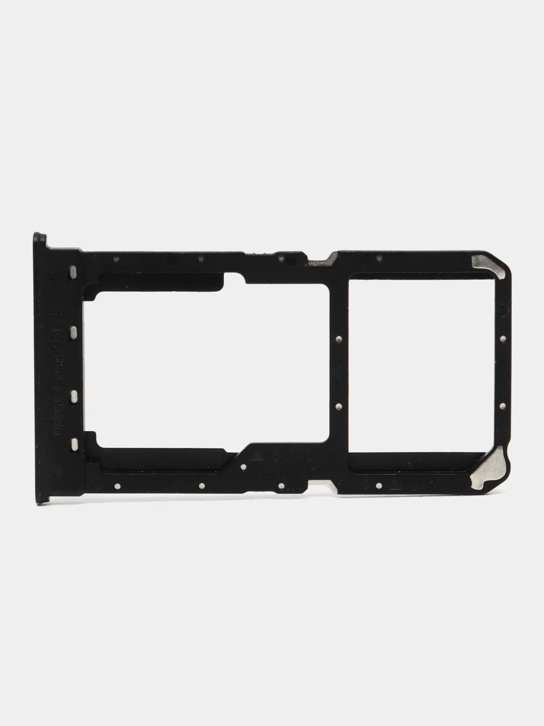 Черный держатель сим карты, сим лоток, контейнер SIM для Realme C11 2021 / C15 / 8i / 9 Pro