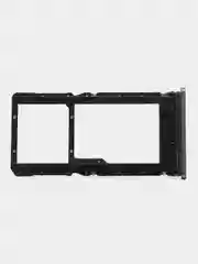 Черный держатель сим карты, сим лоток, контейнер SIM Poco M3 Pro / M4 Pro / X5 Pro / 4G / 5G