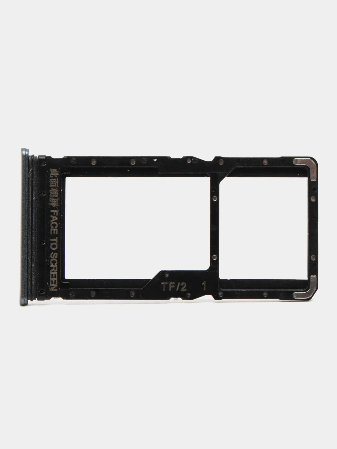 Черный держатель сим карты, сим лоток, контейнер SIM Poco M3 Pro / M4 Pro / X5 Pro / 4G / 5G