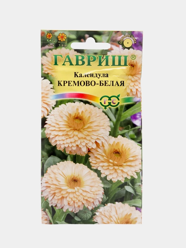 Календула Кремово белая (семена,цветы)