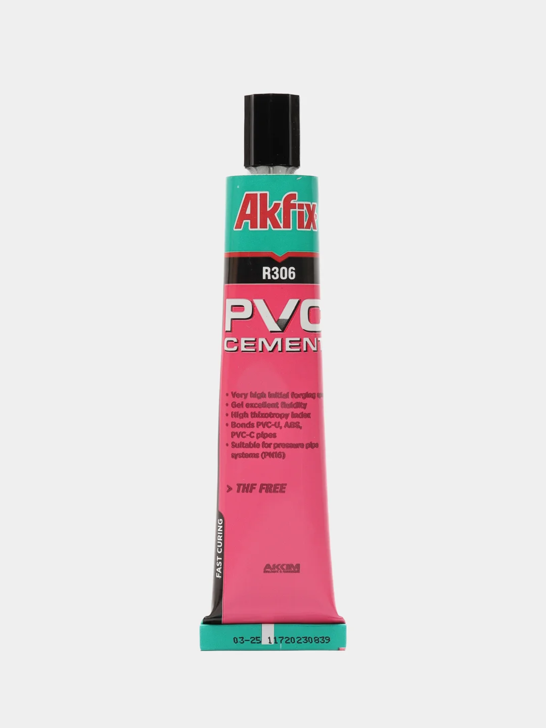 Клей для жесткого ПВХ Akfix R306 50 гр, 25 шт