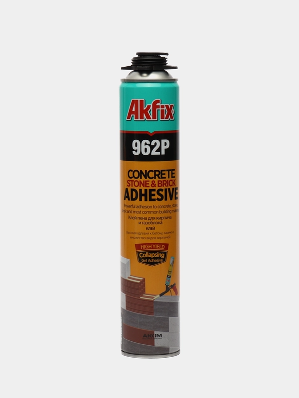 Всесезонная клей-пена для кирпича и газоблока Akfix 962Р 800 мл