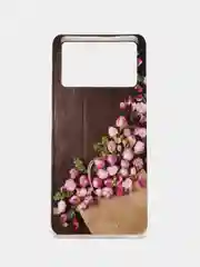 Сиреневый чехол Xiaomi Poco X4 Pro, Сяоми Поко Х4 Про, с рисунком