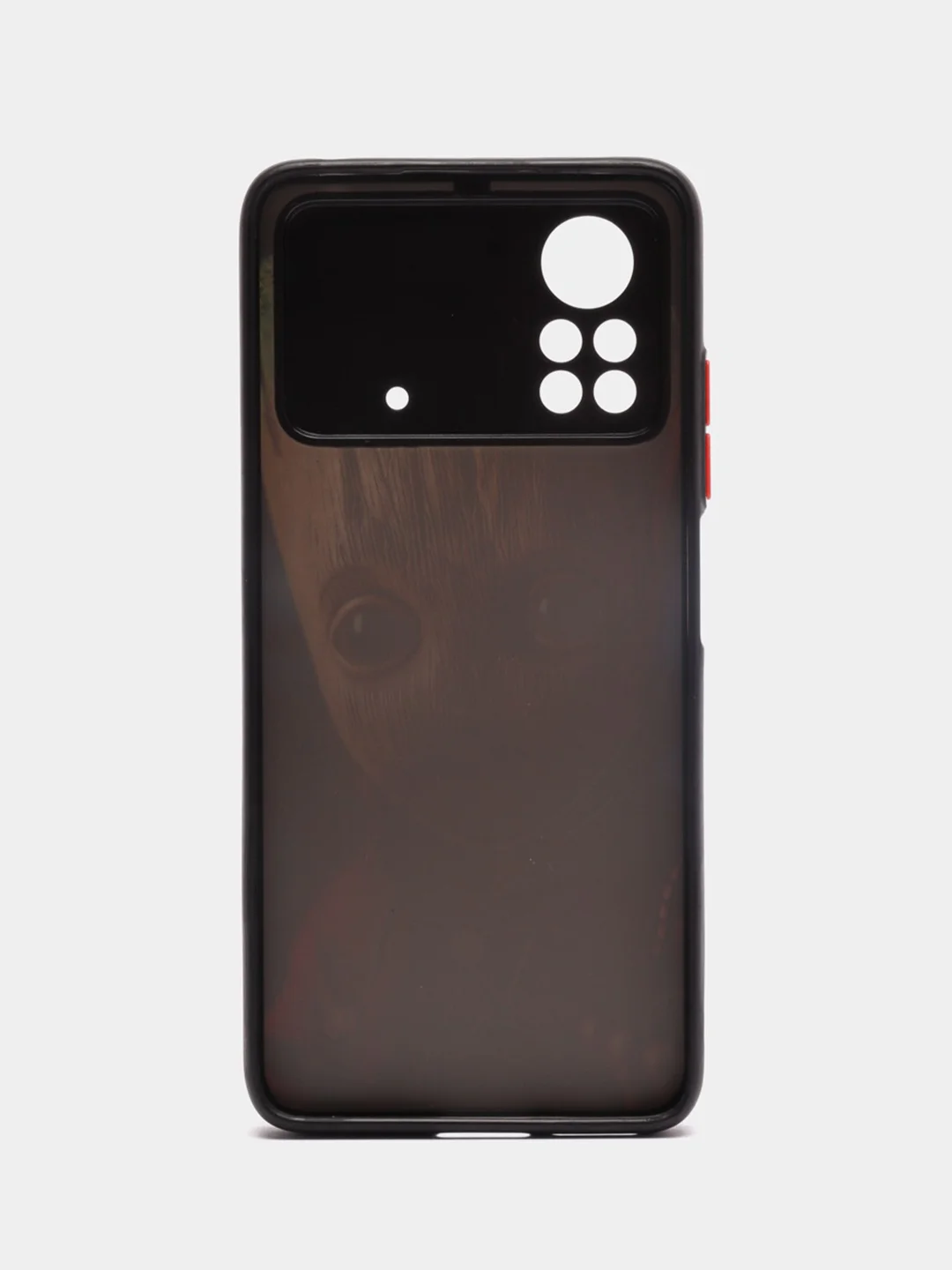 Терракотовый чехол с рисунком на Xiaomi Poco X4 Pro 5G (Сяоми Поко Х4 Про 5G)