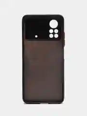 Терракотовый чехол с рисунком на Xiaomi Poco X4 Pro 5G (Сяоми Поко Х4 Про 5G)