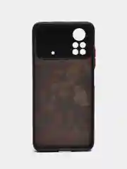Оранжевый чехол с рисунком на Xiaomi Poco X4 Pro 5G (Сяоми Поко Х4 Про 5G)