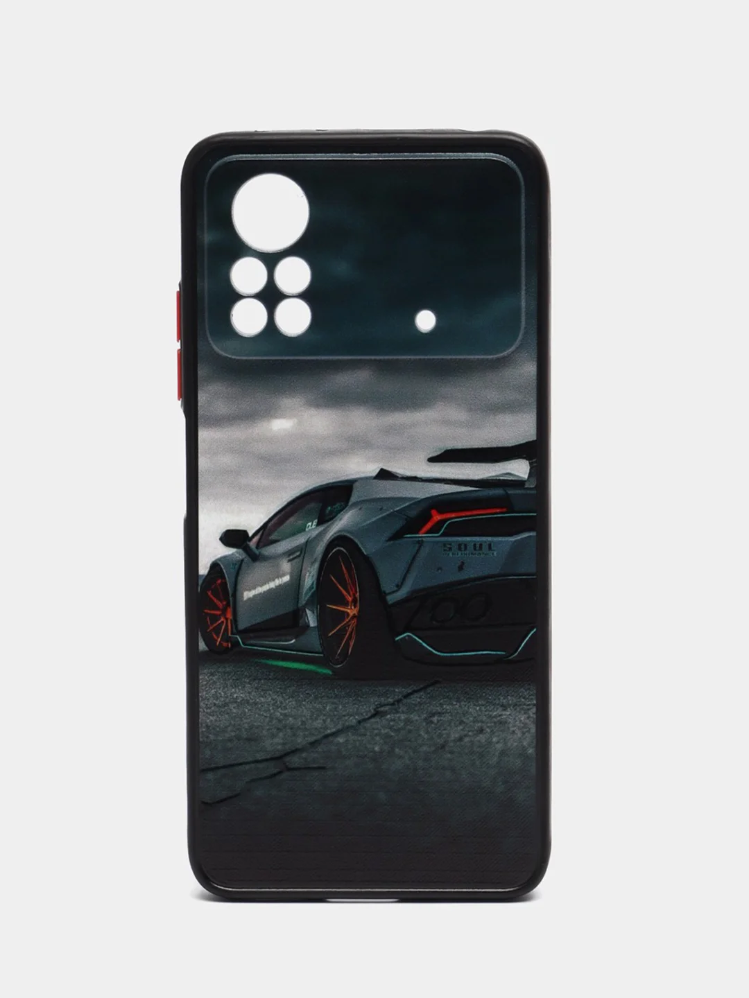 Хром чехол с рисунком на Xiaomi Poco X4 Pro 5G (Сяоми Поко Х4 Про 5G)