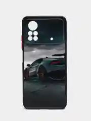 Хром чехол с рисунком на Xiaomi Poco X4 Pro 5G (Сяоми Поко Х4 Про 5G)