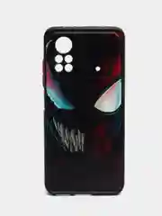 Черный чехол с рисунком на Xiaomi Poco X4 Pro 5G (Сяоми Поко Х4 Про 5G)