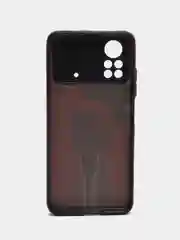 Розовый чехол с рисунком на Xiaomi Poco X4 Pro 5G (Сяоми Поко Х4 Про 5G)