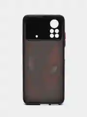 Алый чехол с рисунком на Xiaomi Poco X4 Pro 5G (Сяоми Поко Х4 Про 5G)