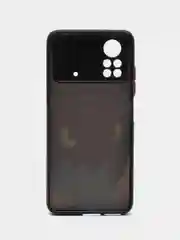 Угольный чехол с рисунком на Xiaomi Poco X4 Pro 5G (Сяоми Поко Х4 Про 5G)