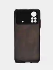 Бордовый чехол с рисунком на Xiaomi Poco X4 Pro 5G (Сяоми Поко Х4 Про 5G)