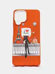 Терракотовый чехол для Samsung Galaxy A22 4G, M22, Самсунг Галакси А22 4G, М22 силиконовый с рисунком