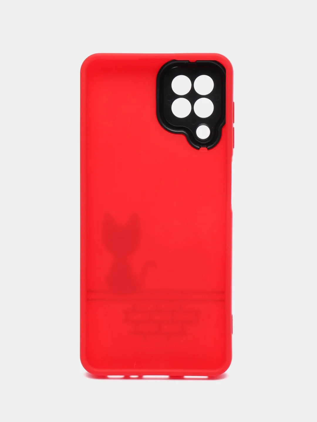 Красный чехол для Samsung Galaxy A22 4G, M22, Самсунг Галакси А22 4G, М22 силиконовый с рисунком