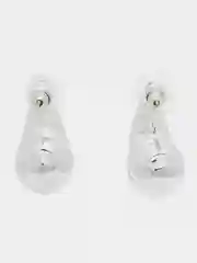 Серебряный серьги капли небольшие