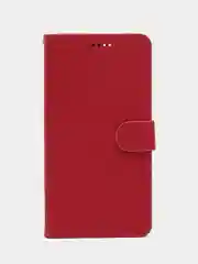 Фуксия чехол книжка для Xiaomi Redmi Note 12 5G, кожаный PU