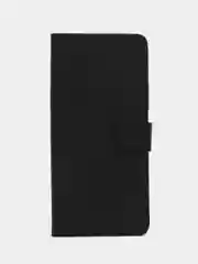Черный чехол книжка для Xiaomi Redmi 13C 4G, кожаный PU