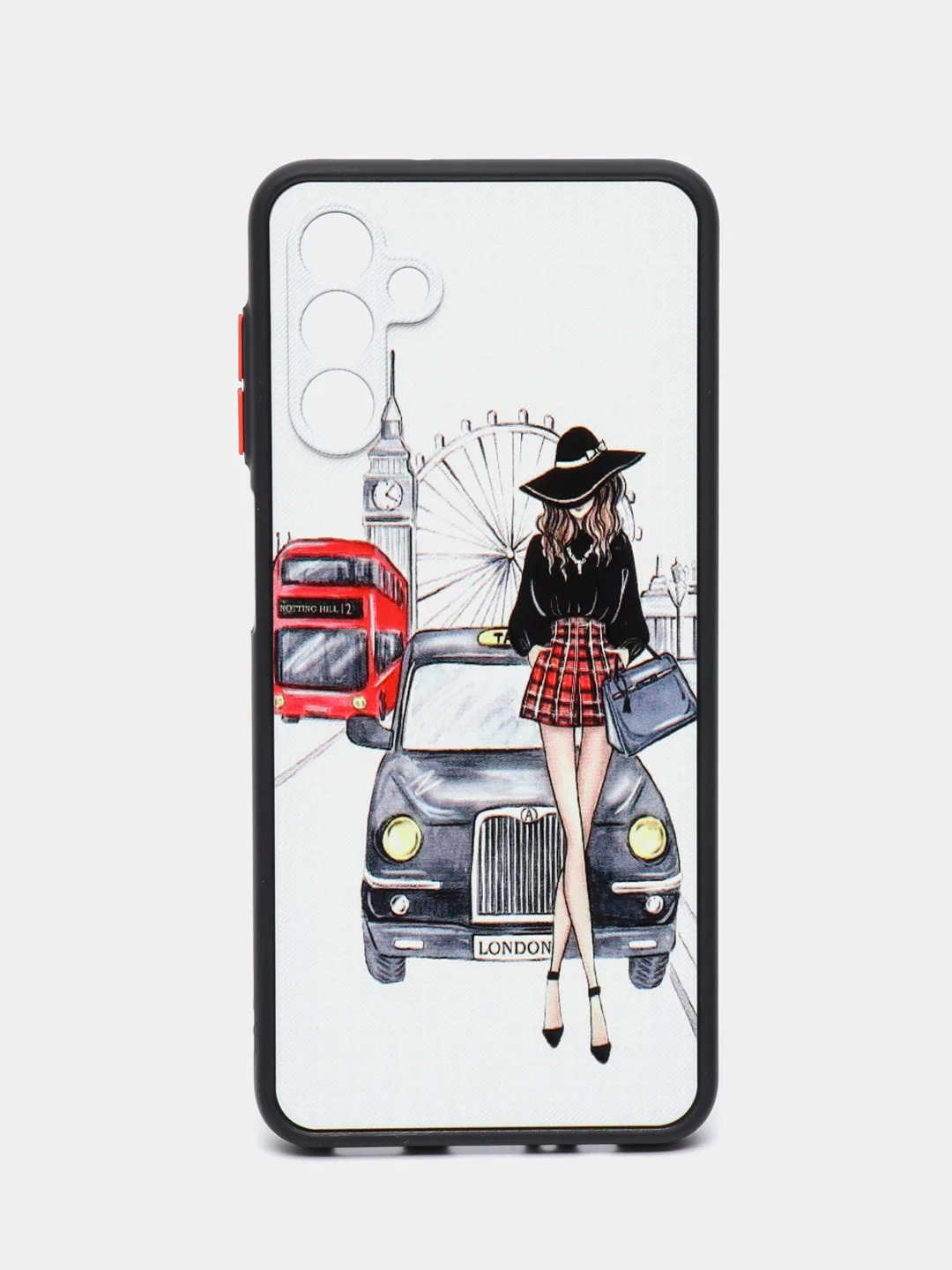 Белый чехол с ярким рисунком/принтом на Samsung Galaxy A13 5G (Самсунг Галакси А13 5G)