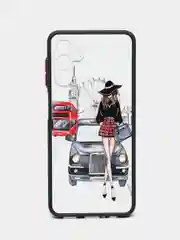 Белый чехол с ярким рисунком/принтом на Samsung Galaxy A13 5G (Самсунг Галакси А13 5G)
