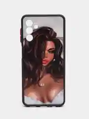 Коричневый чехол с ярким рисунком/принтом на Samsung Galaxy A13 5G (Самсунг Галакси А13 5G)