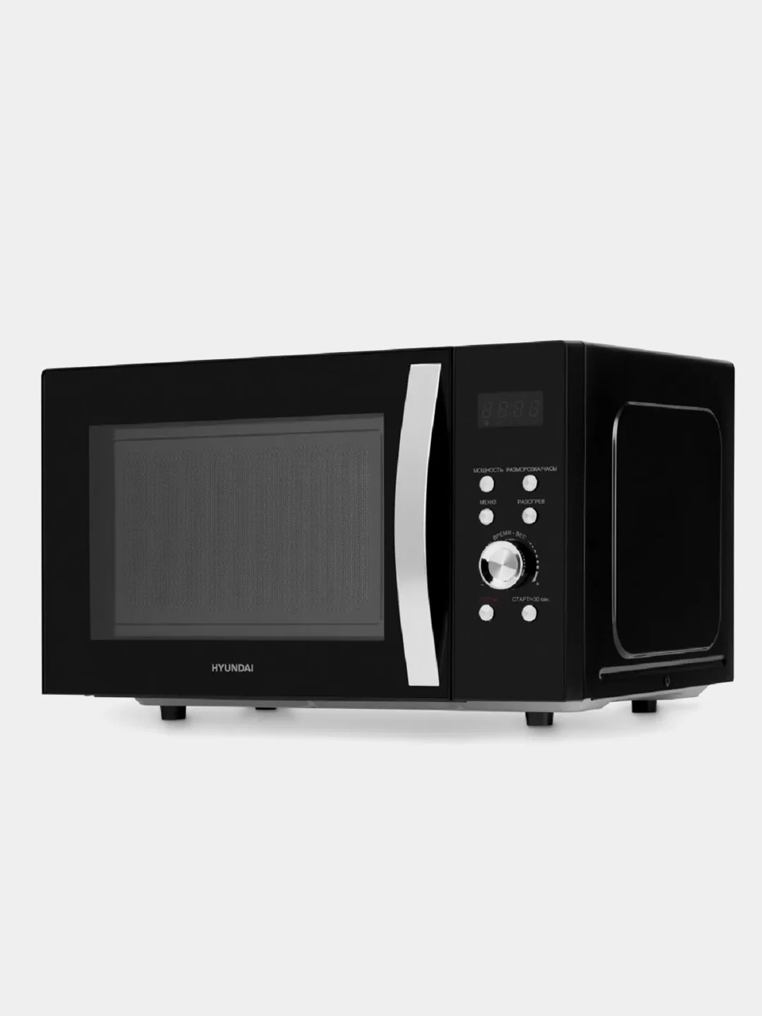 Микроволновая Печь Hyundai HYM-D2078 23л. 800Вт черный/серебристый
