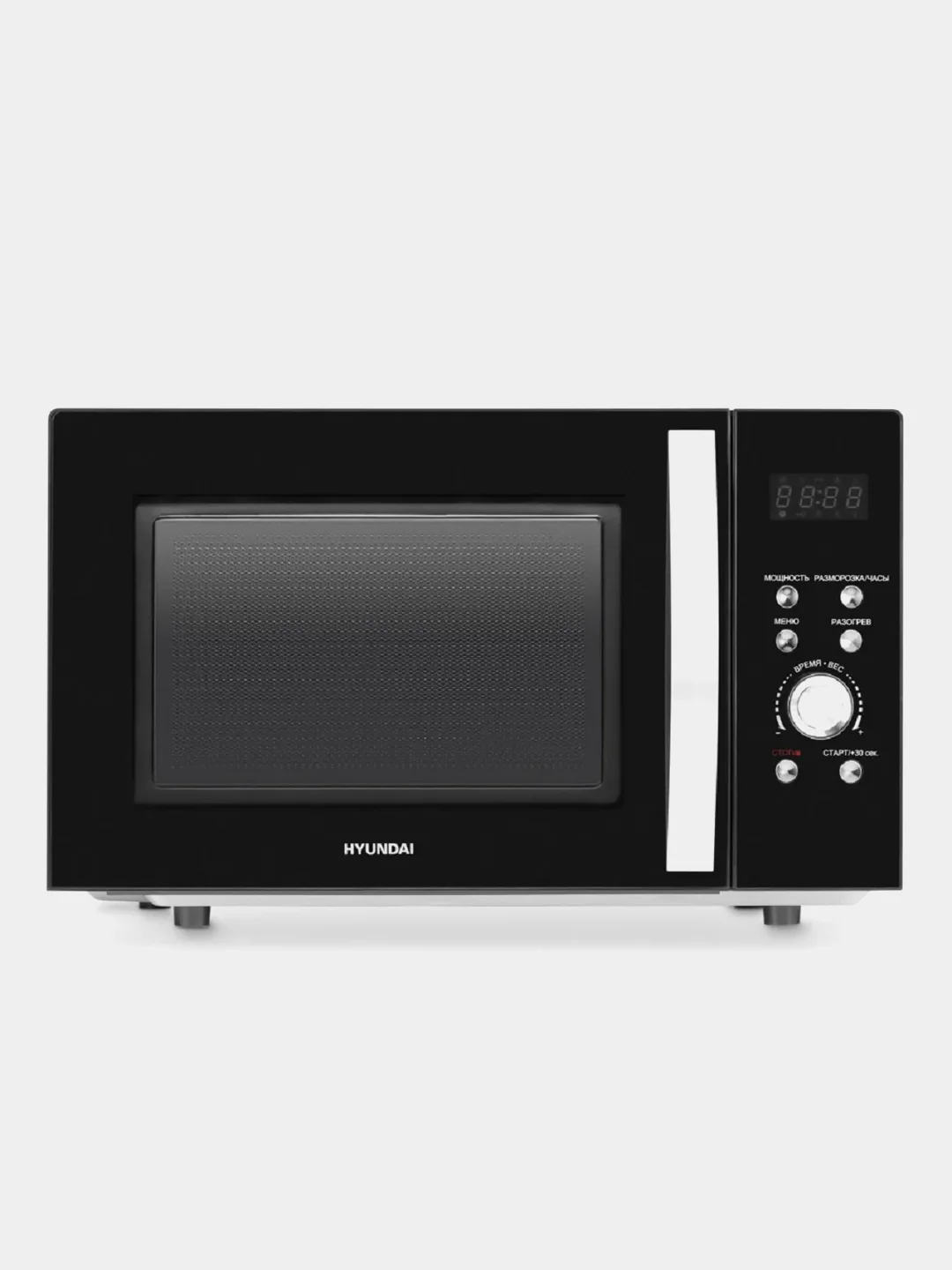 Микроволновая Печь Hyundai HYM-D2078 23л. 800Вт черный/серебристый
