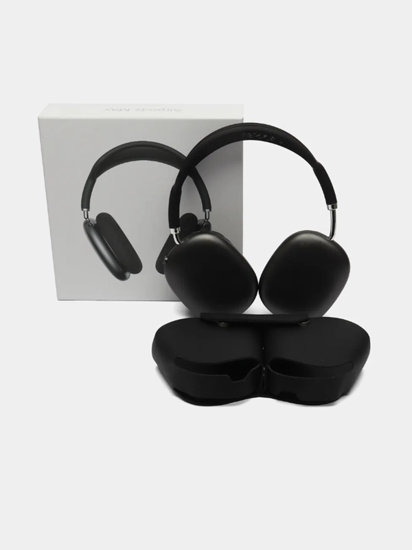 Наушники беспроводные Pods Max с чехлом, с Bluetooth, микрофоном, анимация