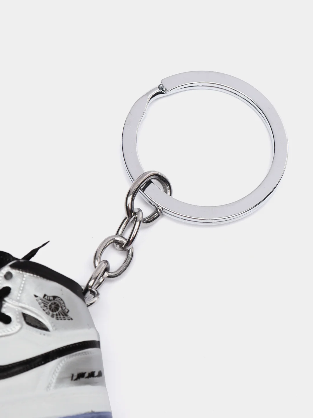 Серебряный брелок-игрушка "Кроссовок Nike" для ключей, сумки, рюкзака