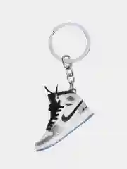 Серебряный брелок-игрушка "Кроссовок Nike" для ключей, сумки, рюкзака