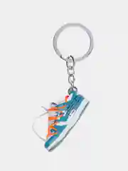 Светло-синий брелок-игрушка "Кроссовок Nike Dunk Low", для ключей, сумки, рюкзака