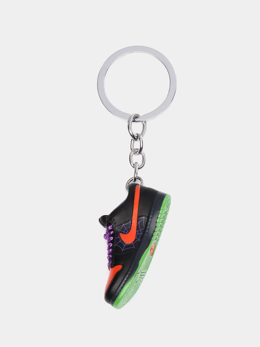 Тёмно-серый брелок-игрушка "Кроссовок Nike Dunk Low", для ключей, сумки, рюкзака