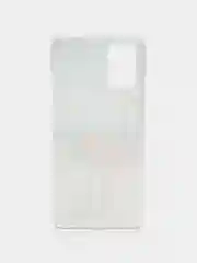 Голубой чехол для Samsung Galaxy A02s с ярким принтом, силиконовый
