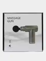 Красный перкуссионный массажер для тела Fascial Gun, мышечный фасциальный пистолет