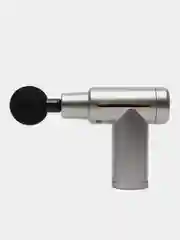 Серый перкуссионный массажер для тела Fascial Gun, мышечный фасциальный пистолет
